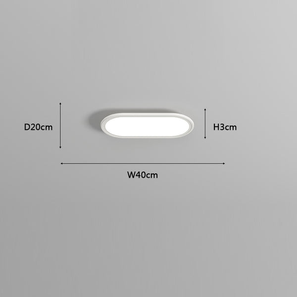 Ultra-thin corridor ceiling light