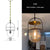 Lustre en verre simple et créatif