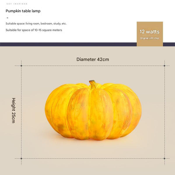 Pumpkin table lamp