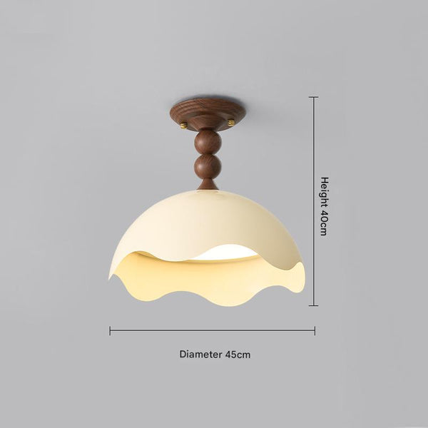 Plafonnier de chambre de style médiéval de style crème
