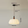 Lustre de restaurant en tissu rétro français