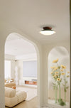 Japanese style bowl ceiling lamp
