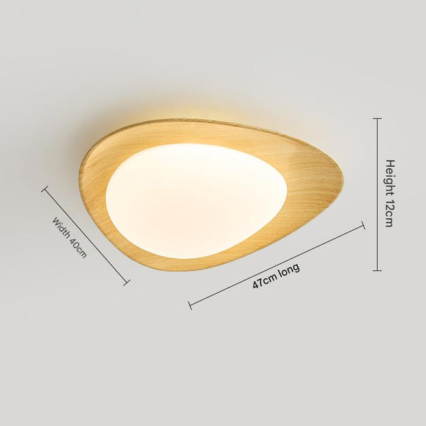 Plafonnier créatif en galets pour chambre à coucher et couloir