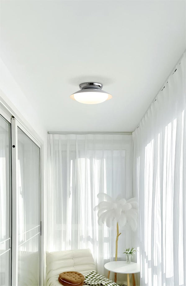 Japanese style bowl ceiling lamp