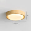 Medieval style wood grain glass bedroom ceiling lamp