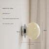 Retro cream style glass ball bedside corridor wall lamp