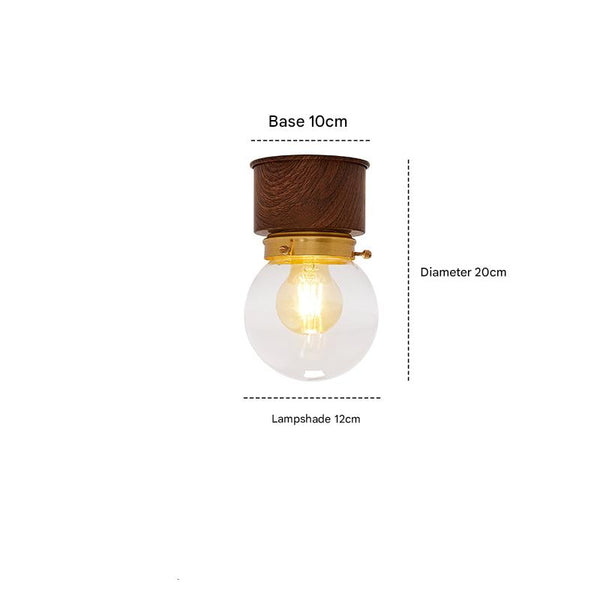 Medieval vintage aisle balcony ceiling lamp