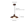 Japanese retro log style restaurant chandelier