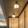 Chinese style outdoor waterproof villa corridor pavilion courtyard ceiling lamp