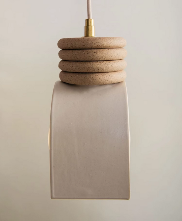 Wabi-sabi bedroom bedside chandelier