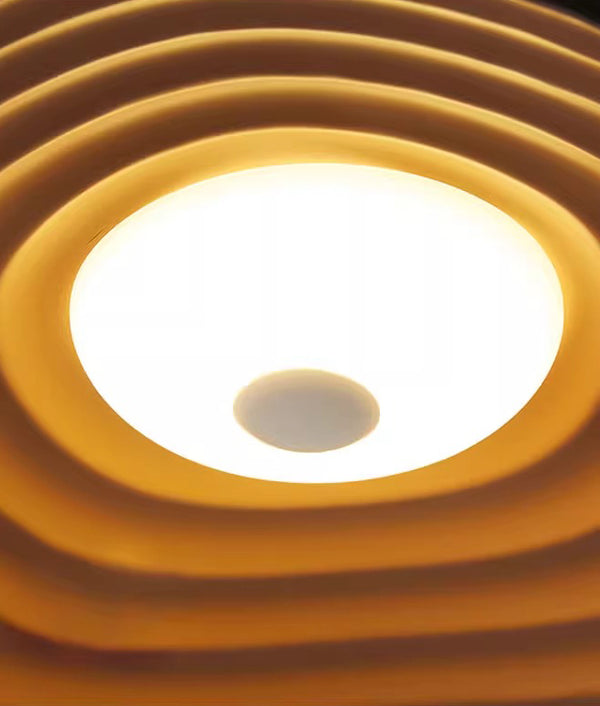 Lampe à suspension de salle à manger en forme de feuille de lotus de style Wabi-sabi