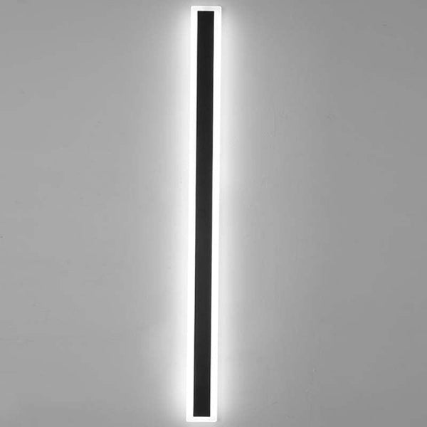 Black strip LED courtyard aisle wall light