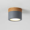 Plafonnier d'allée à LED en bois massif nordique