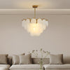 Lustre coquille crème français