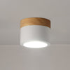 Plafonnier d'allée à LED en bois massif nordique