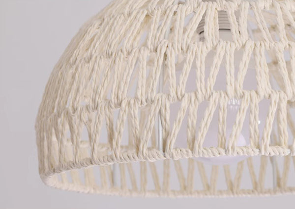 Original wood cream style rattan chandelier