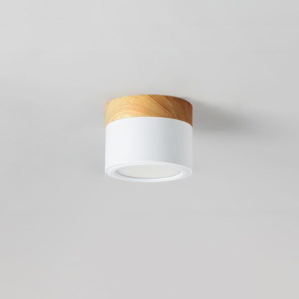 Plafonnier d'allée à LED en bois massif nordique