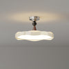 Cream style creative wave ceiling lamp