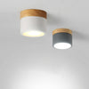 Plafonnier d'allée à LED en bois massif nordique