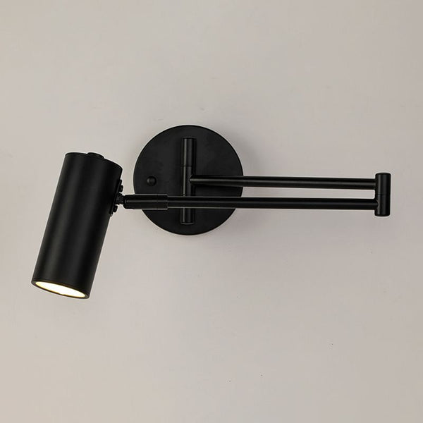 Lampe murale rotative pliable à long mât nordique