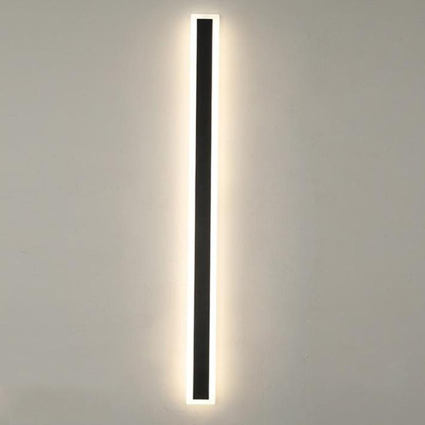 Black strip LED courtyard aisle wall light