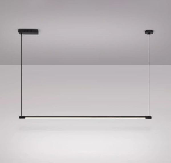 Creative one-word long strip dining chandelier