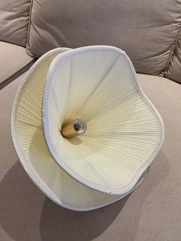 French cream style fabric restaurant chandelier