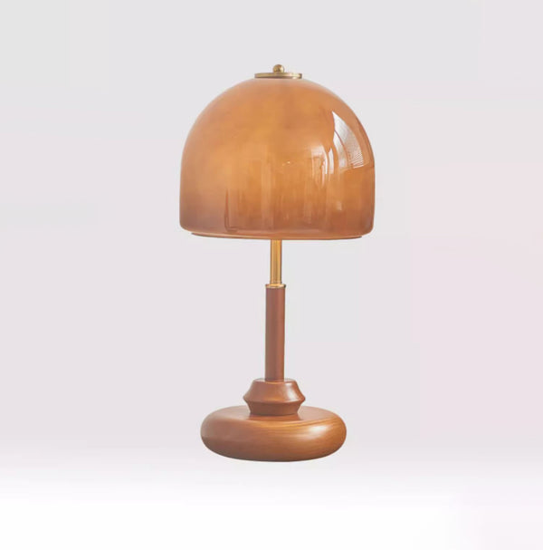 Retro Glass Study Bedroom Bedside Table Lamp
