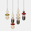 Nordic bedroom bedside glass chandelier