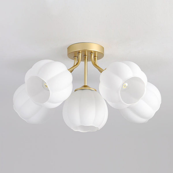 Nordic creative flower ceiling lamp