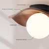 Creative lotus leaf aisle ceiling lamp