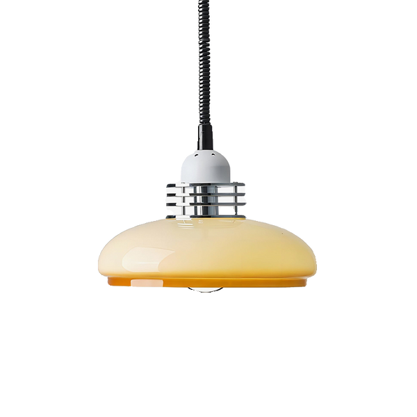 Versenkbare Pendelleuchte aus Glas für den Esstisch