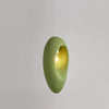 Wabi-sabi style green bedside small chandelier