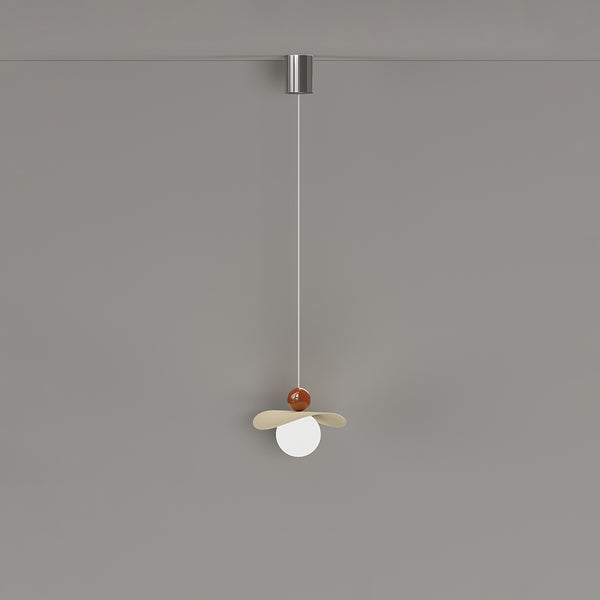 Petit lustre de chevet de chambre de style crème