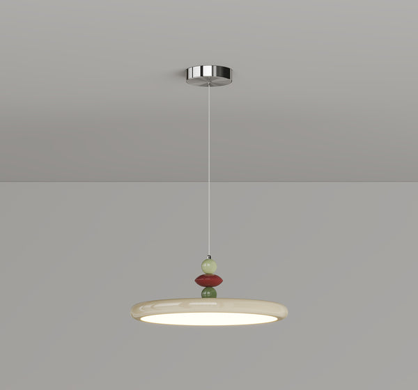 Cream style swing arm dining chandelier