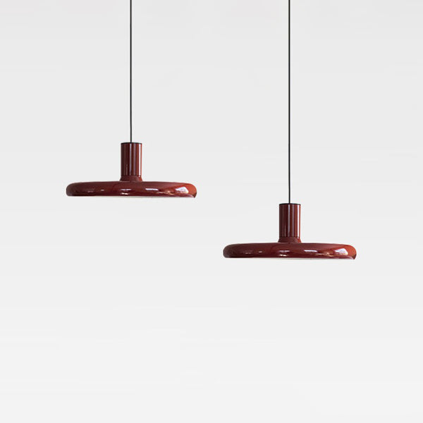 Red Frisbee Chandelier