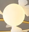 French creative ginkgo leaf living room chandelier