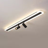 Modern simple long strip LED restaurant ceiling light