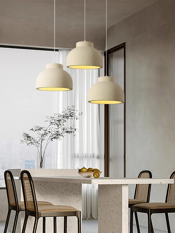 Kronleuchter im japanischen Creme-Stil