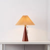 Medieval style pleated table lamp