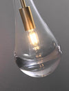 All-copper creative water drop bedroom bedside wall lamp