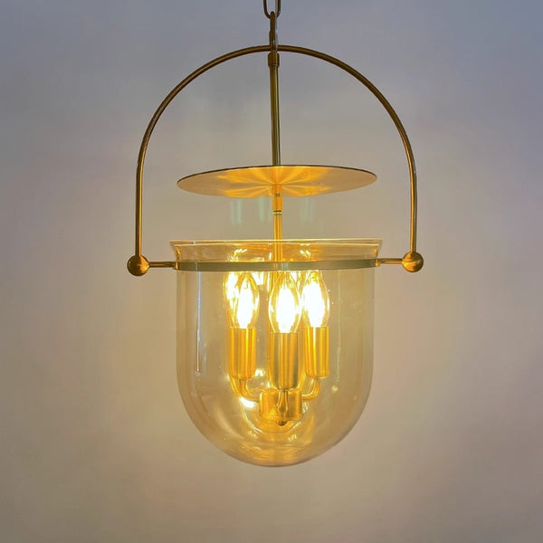 Lustre en verre simple et créatif