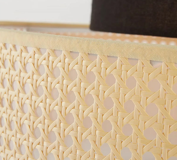 Medieval style rattan restaurant chandelier