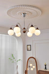 Retro cream style magic bean living room chandelier