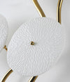 Creative ceramic lotus leaf wall lamp