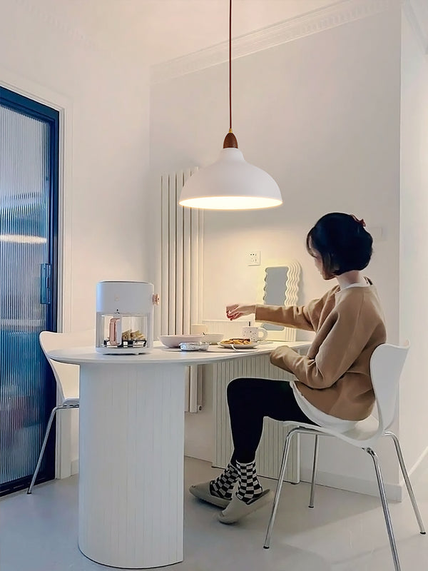 Lustre de salle à manger de style wabi-sabi