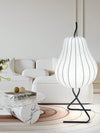 Cream style pear floor lamp