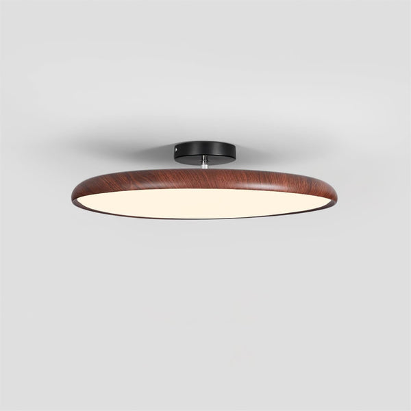 Adjustable walnut color ceiling lamp