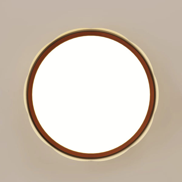 French cream style eggshell bedroom ceiling lamp