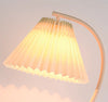 Cream Pleated Bedroom Table Lamp